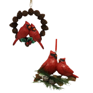 Assorted Cardinal Ornament, INDIVIDUALLY SOLD