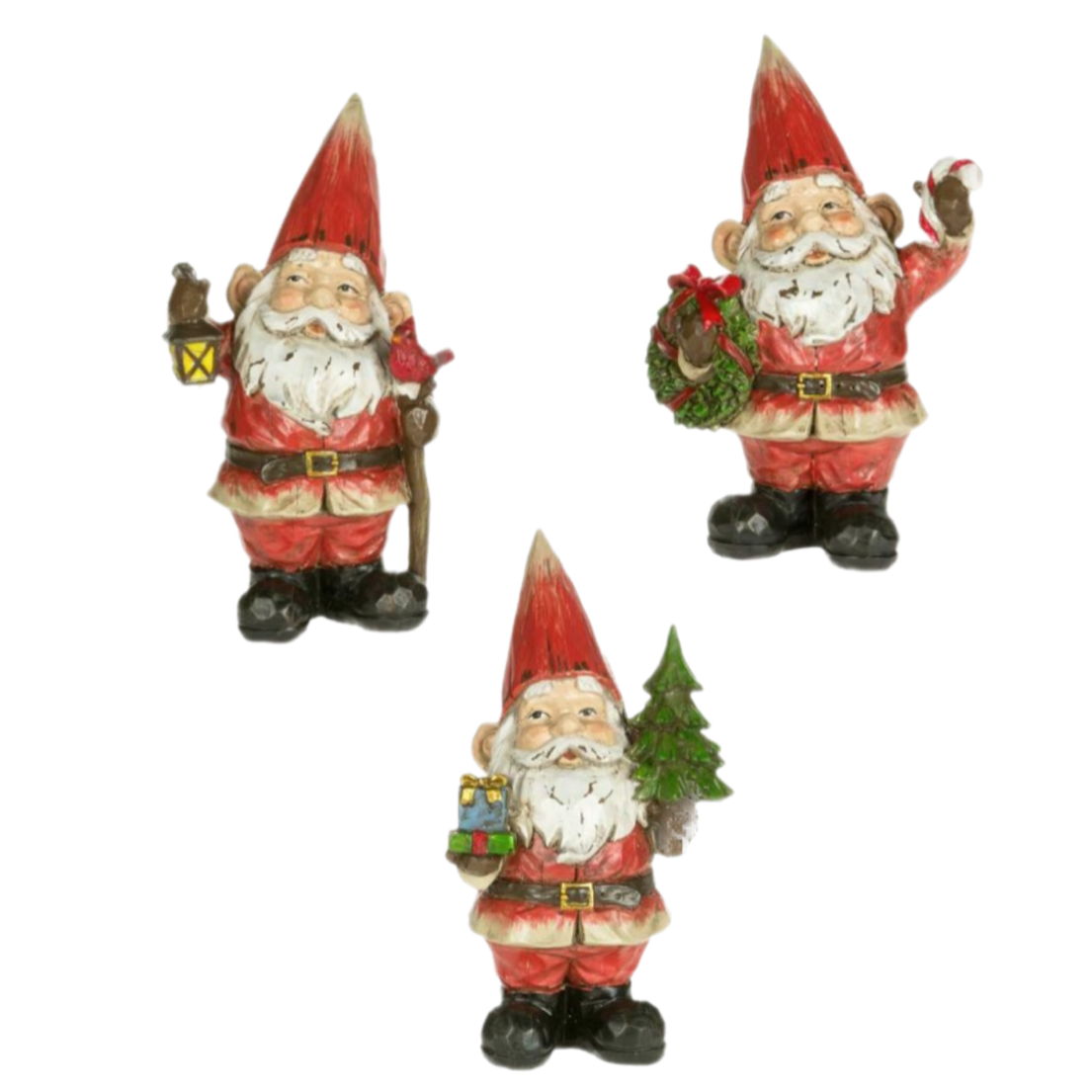 Assorted Santa Gnome Figurine, INDIVIDUALLY SOLD