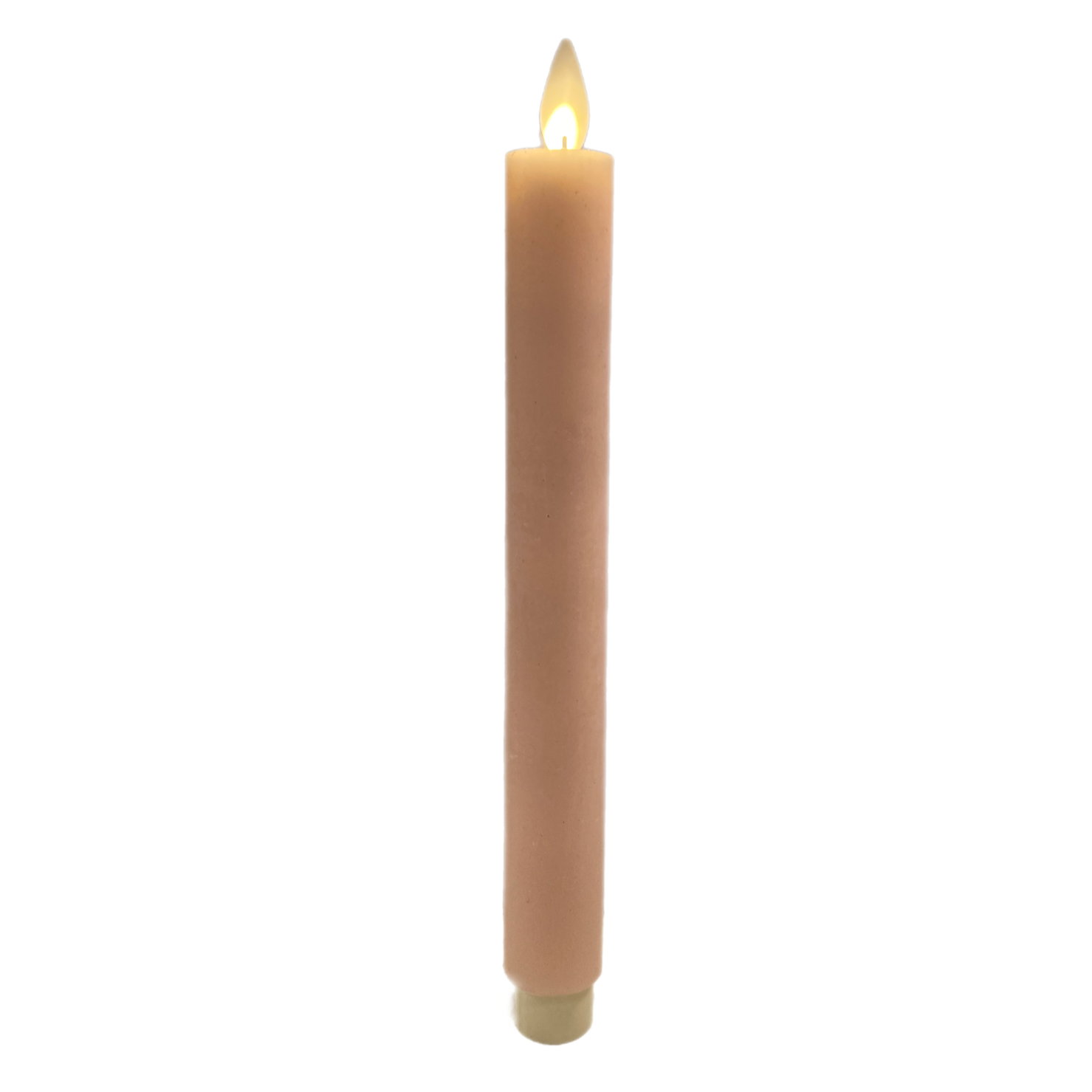 7" X 1" Taper Flameless Candle: Pink