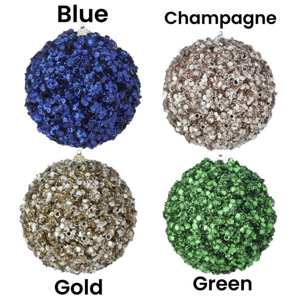 Assorted 5" Sequin Ball, INDIVIDUALLY SOLD