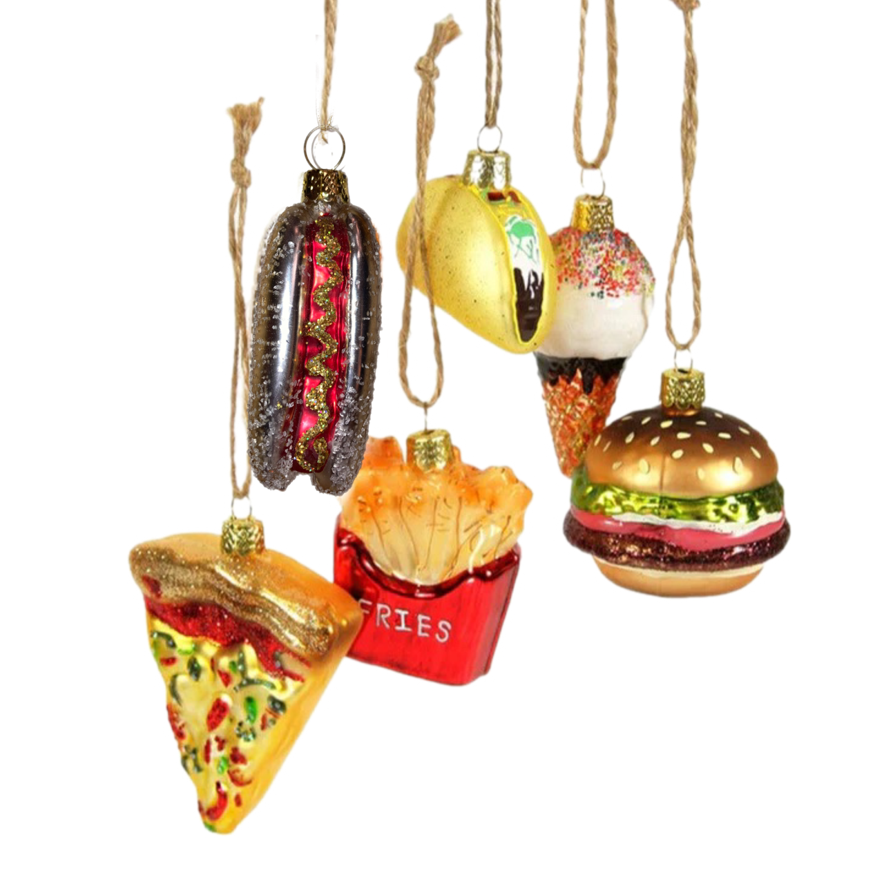 Assorted Mini Fast Food Ornament, INDIVIDUALLY SOLD