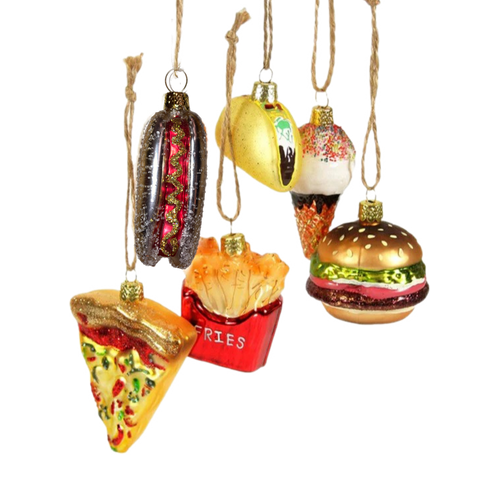 Assorted Mini Fast Food Ornament, INDIVIDUALLY SOLD