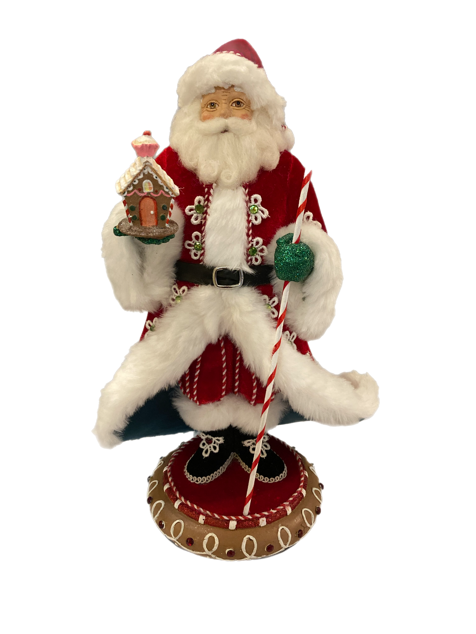 Santa Gingerbread Figurine