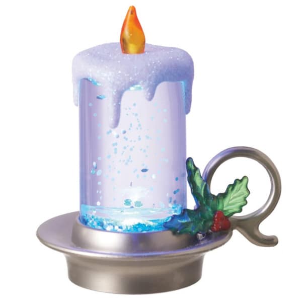 Mini Candle LED Shimmer Figurine