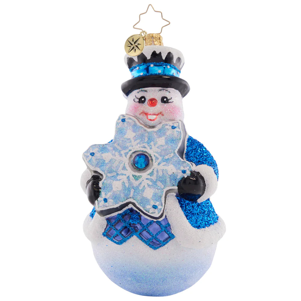 Flakey Frosty Ornament