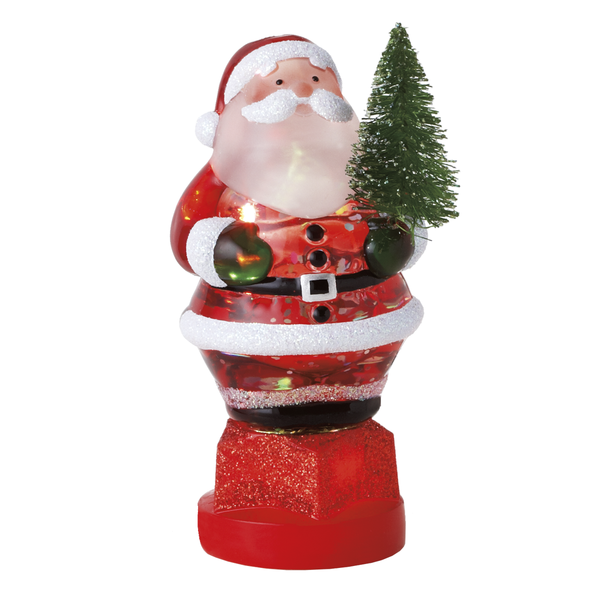 Santa LED Shimmer Figurine