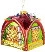 Glass Tent Ornament