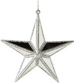 5 Point Mirrored Star Ornament