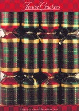 Plaid Crackers, Set Of 12