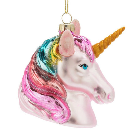 Unicorn Head Ornament