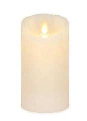 3" X 5.5" Pillar Flameless Candle: Ivory