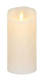 3" X 6.5" Pillar Flameless Candle: Ivory