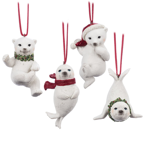 Assorted Arctic Animal Ornament, INDIVIDUALLY SOLD