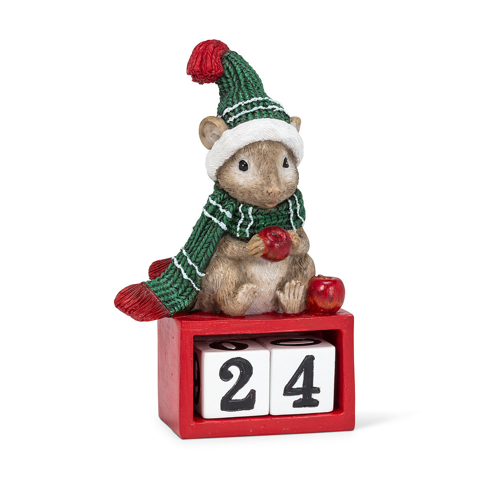 Mouse Advent Calendar Countdown With Blocks