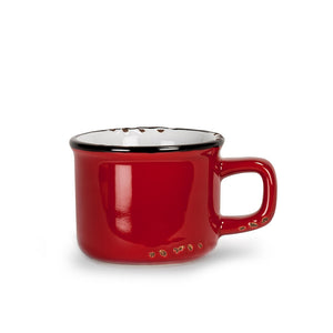 Ceramic Enamel Style Espresso-RED