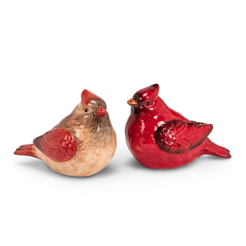 Male And Female Cardinal Salt & Pepper, Set Of 2