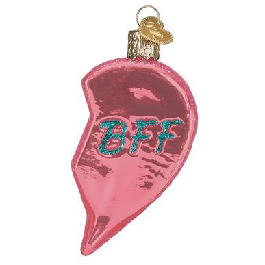 Best Fiends Forever BFF Heart Ornament, Set Of 2