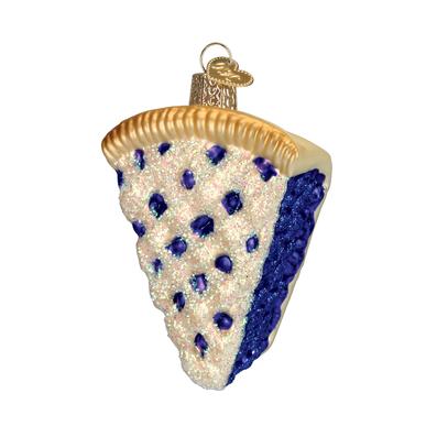 Slice Of Blueberry Pie Ornament