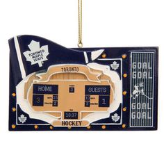 Toronto Maple Leafs Scoreboard Ornament