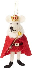 Felt Mouse King Ornament