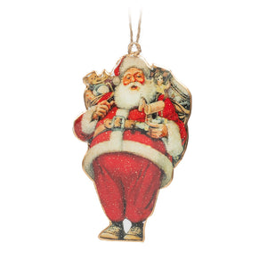 Retro Santa Ornament