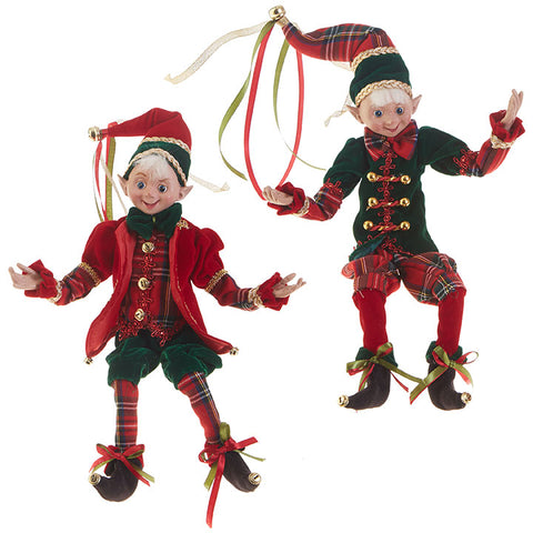 Assorted 16" Holiday Elf, INDIVIDUALLY SOLD