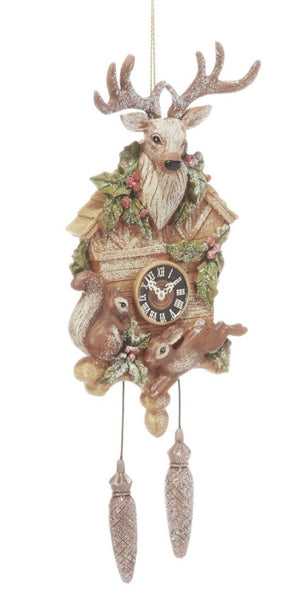 Reindeer Cuckoo Clock Ornament