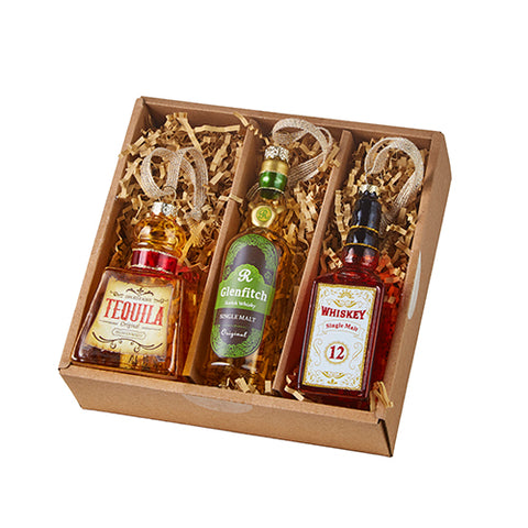 Assorted Liquor Ornament, INDIVIDUALLY SOLD