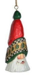 North Star Tall Hat Santa Ornament