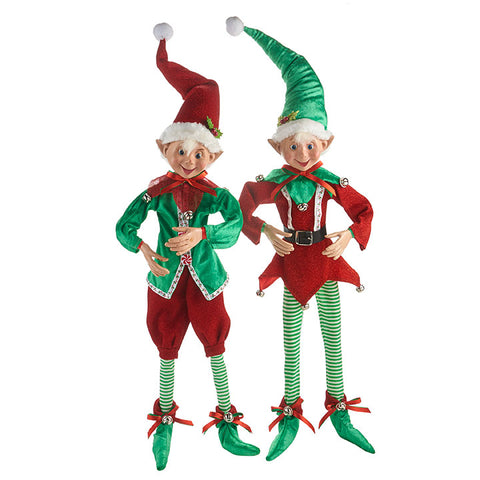 30' Assorted Holiday Elf, INDIVIDUALLY SOLD