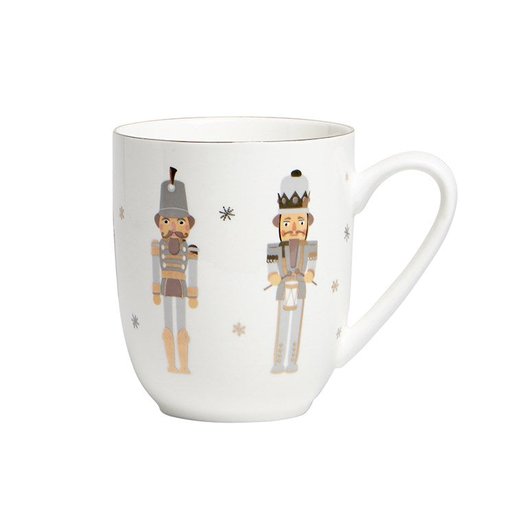 Silver And Gold Nutcracker Mug