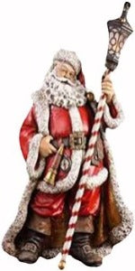 3' Santa Holding Lantern Figurine