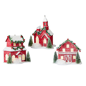 Assorted House Ornament, INDIVIDAULLY SOLD