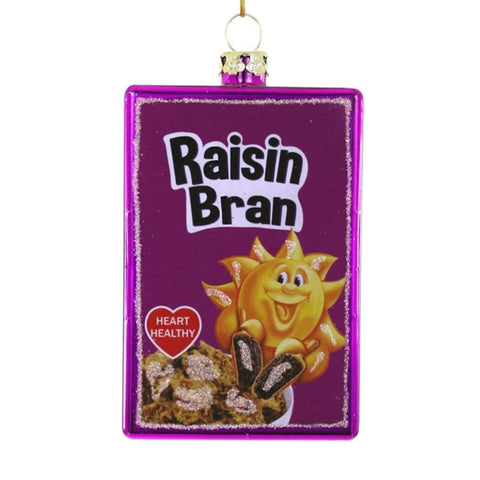 Raisin Bran Cereal Ornament