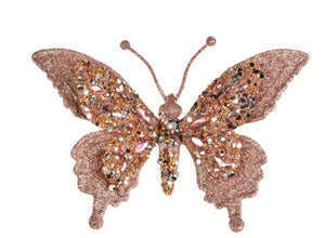 Clip On Butterfly Ornament
