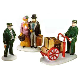 Dickens Village Previously Owned Collections: Holiday Travellers