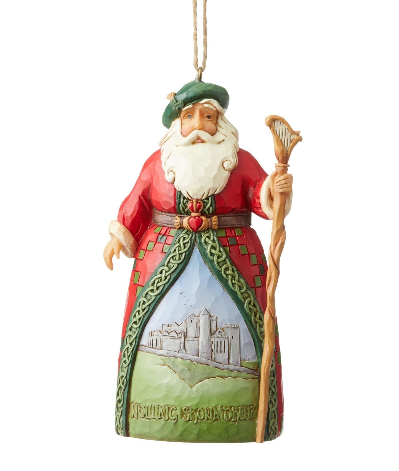 Irish Santa Ornament