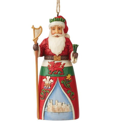 Welsh Santa Ornament