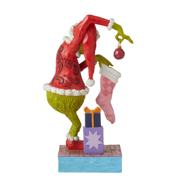 Grinch Stealing Ornament Figurine
