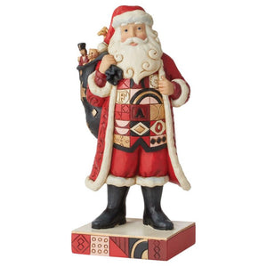 FAO Schwarz  Santa With FAO Toy Bag Figurine