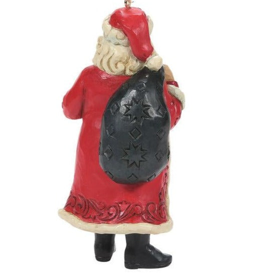 FAO Schwarz Santa With Toy Bag Ornament
