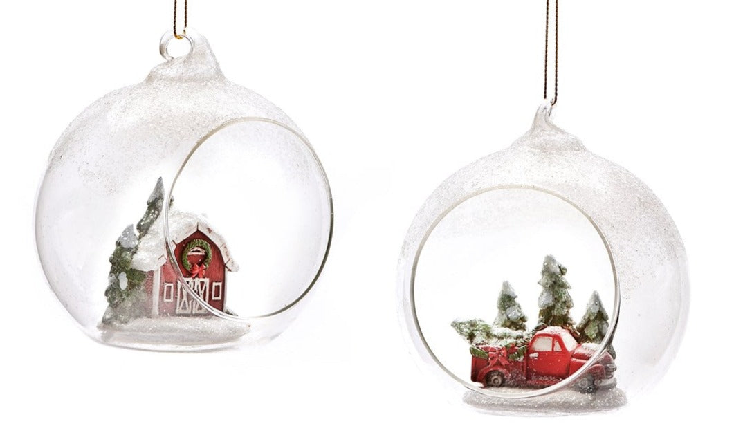 Assorted Diorama Ornament, INDIVIDUALLY SOLD Tinseltown Christmas