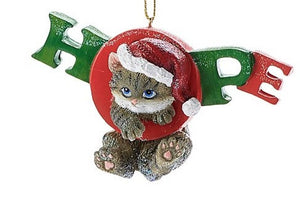 Hope Cat Ornament