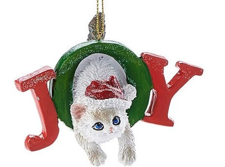 Joy Cat Ornament