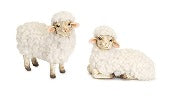 Assorted 3.5" Small Sheep Figurine, INDIVIDUALLY SOLD