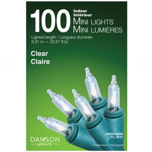 100 Clear Incandescent Mini Lights
