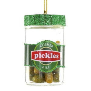 Kosher Dill Pickles In Jar Ornament