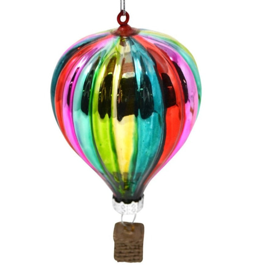 Multicolour Hot Air Balloon Ornament