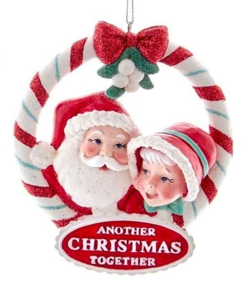 Assorted Christmas  Couples Ornament, INDIVIDUALLY SOLD