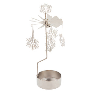 Mobile Tealight Candle Holder: Snowflakes